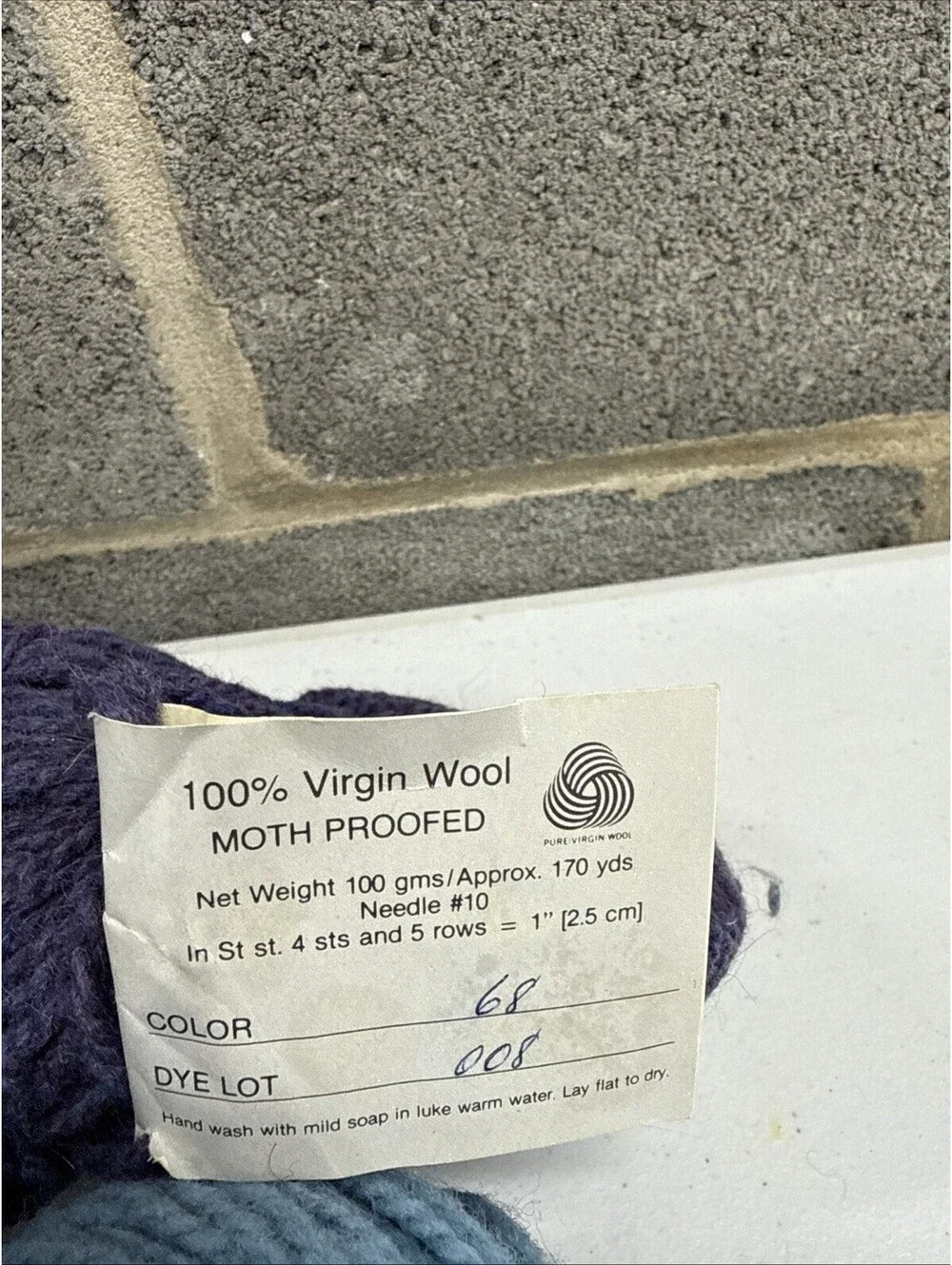 Reynolds Candied Weight 100% Wool Yarn Mixed Color 4 Skein Lot